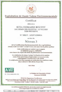 Certificat HVE niveau 3